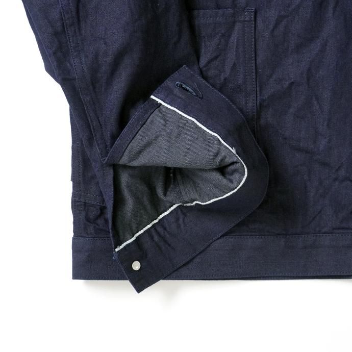 173392507 STILL BY HAND / DN01231 デニムジャケット - DARK NAVY 02