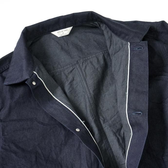 173392507 STILL BY HAND / DN01231 デニムジャケット - DARK NAVY 02