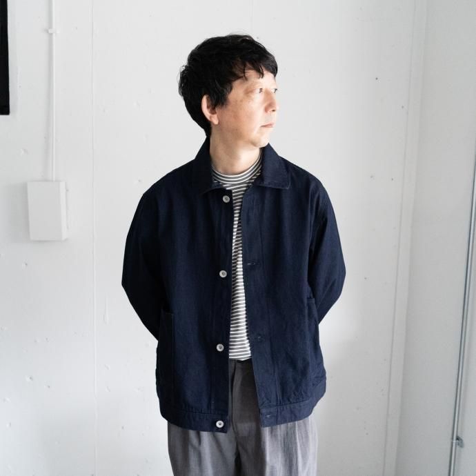 173392507 STILL BY HAND / DN01231 デニムジャケット - DARK NAVY 02