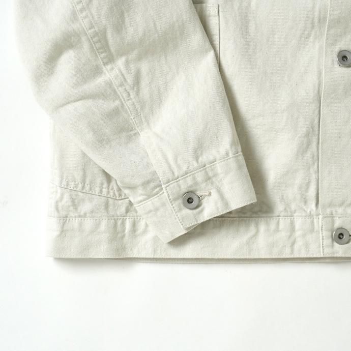 173392559 STILL BY HAND / DN01231 デニムジャケット - ECRU<img class='new_mark_img2' src='https://img.shop-pro.jp/img/new/icons47.gif' style='border:none;display:inline;margin:0px;padding:0px;width:auto;' /> 02