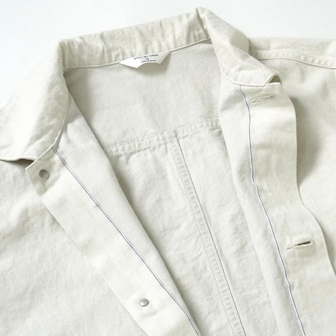 173392559 STILL BY HAND / DN01231 デニムジャケット - ECRU<img class='new_mark_img2' src='https://img.shop-pro.jp/img/new/icons47.gif' style='border:none;display:inline;margin:0px;padding:0px;width:auto;' /> 02