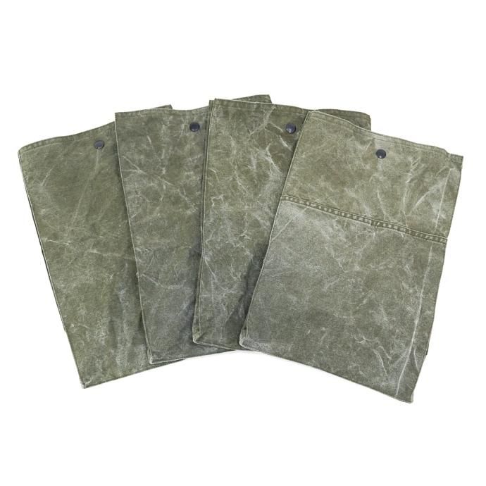 173393843 Hexico / Paper Bag Ex. US Military 60-70s Shelter Half Pup Tent テント素材リメイクペーパーバッグ<img class='new_mark_img2' src='https://img.shop-pro.jp/img/new/icons47.gif' style='border:none;display:inline;margin:0px;padding:0px;width:auto;' /> 02