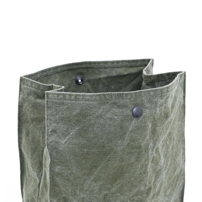 173393843 Hexico / Paper Bag Ex. US Military 60-70s Shelter Half Pup Tent テント素材リメイクペーパーバッグ<img class='new_mark_img2' src='https://img.shop-pro.jp/img/new/icons47.gif' style='border:none;display:inline;margin:0px;padding:0px;width:auto;' /> 02