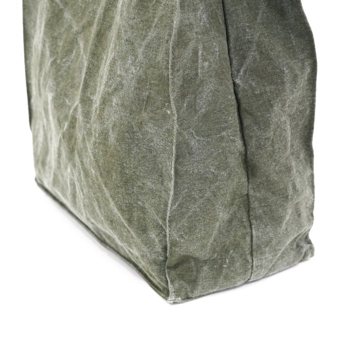 173393843 Hexico / Paper Bag Ex. US Military 60-70s Shelter Half Pup Tent テント素材リメイクペーパーバッグ<img class='new_mark_img2' src='https://img.shop-pro.jp/img/new/icons47.gif' style='border:none;display:inline;margin:0px;padding:0px;width:auto;' /> 02