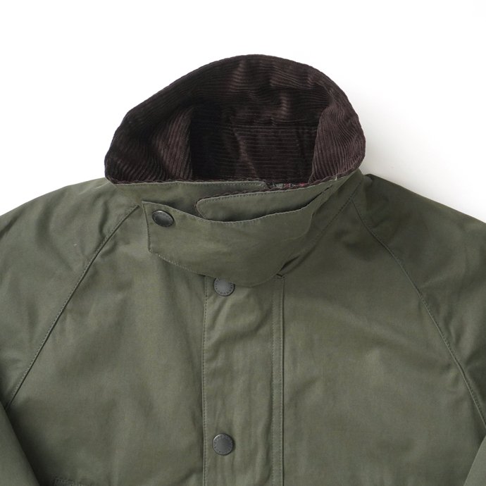 Barbour / OS Peached Bedale Casual ピーチスキン Green バブアー