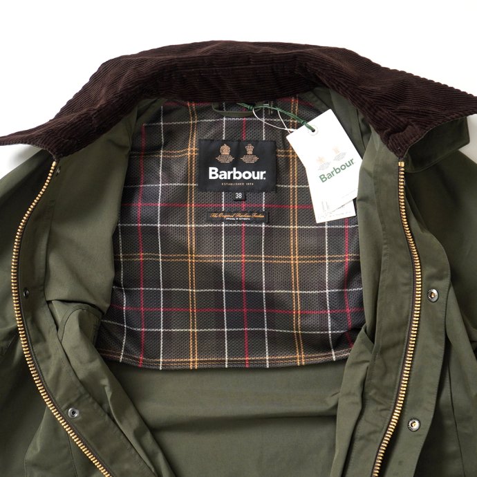 Barbour / OS Peached Bedale Casual ピーチスキン Green バブアー