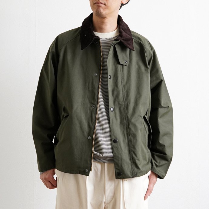 オイルペイント 定価 46200円 Barbour TRANSPORTER ピーチスキン