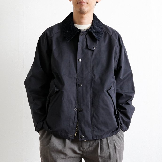 BARBOUR Transport ピーチスキン ネイビー