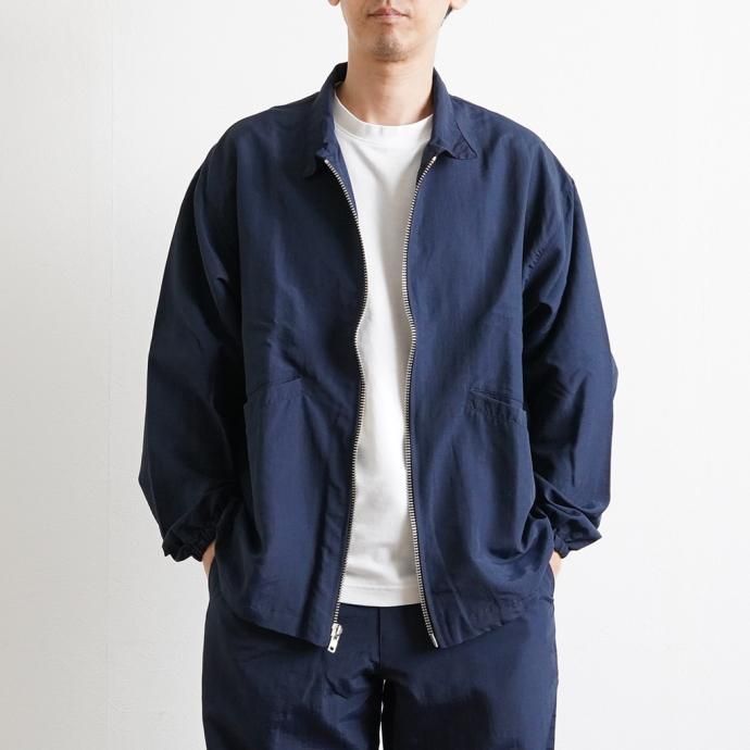 173451057 SMOKE T ONE / SHELLED NYLON BZ TOP - Midnight 02