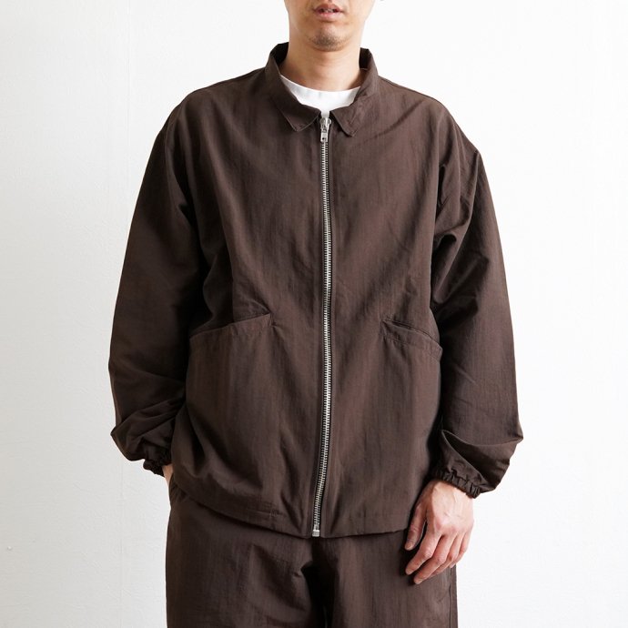 SMOKE T ONE / SHELLED NYLON BZ TOP - Brown スモークトーン