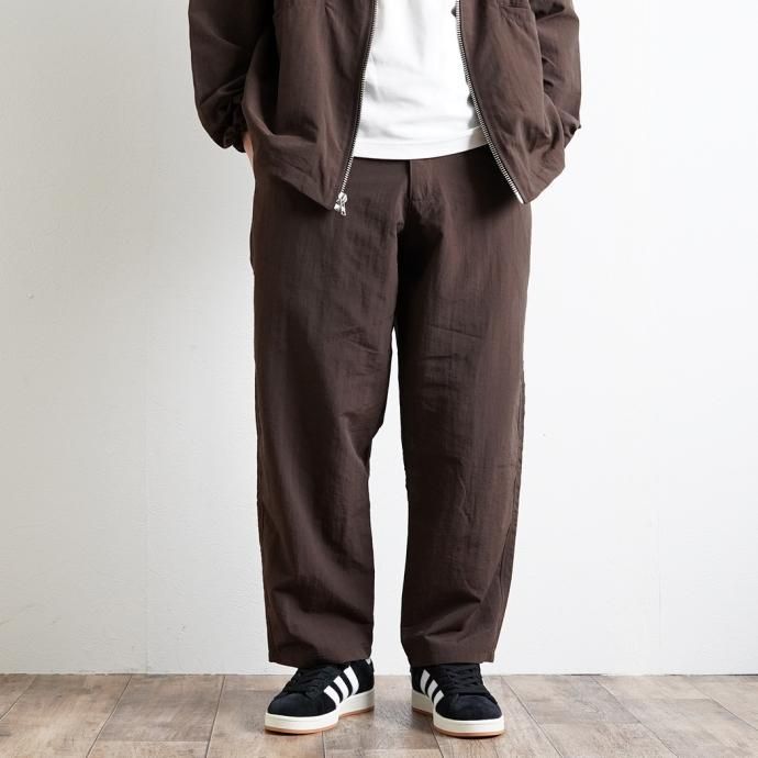 173451209 SMOKE T ONE / SHELLED NYLON TROUSERS - Brown 02