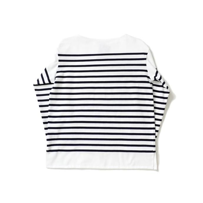 173480957 ORCIVAL オーシバル / ラッセルフレンチセーラーTシャツ - White/Pirate 6101 ボーダーバスク 02