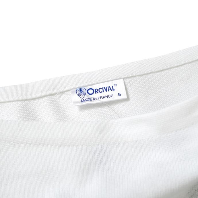173480957 ORCIVAL オーシバル / ラッセルフレンチセーラーTシャツ - White/Pirate 6101 ボーダーバスク 02