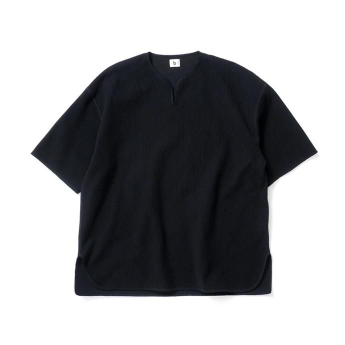173490465 blurhms ROOTSTOCK / Rough&Smooth Thermal Over-neck - Black bROOTS23S16 01