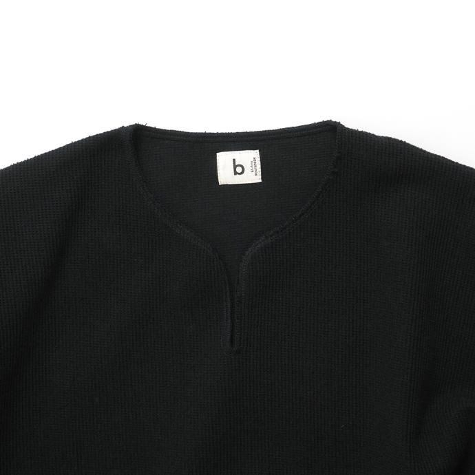 173490465 blurhms ROOTSTOCK / Rough&Smooth Thermal Over-neck - Black bROOTS23S16 02