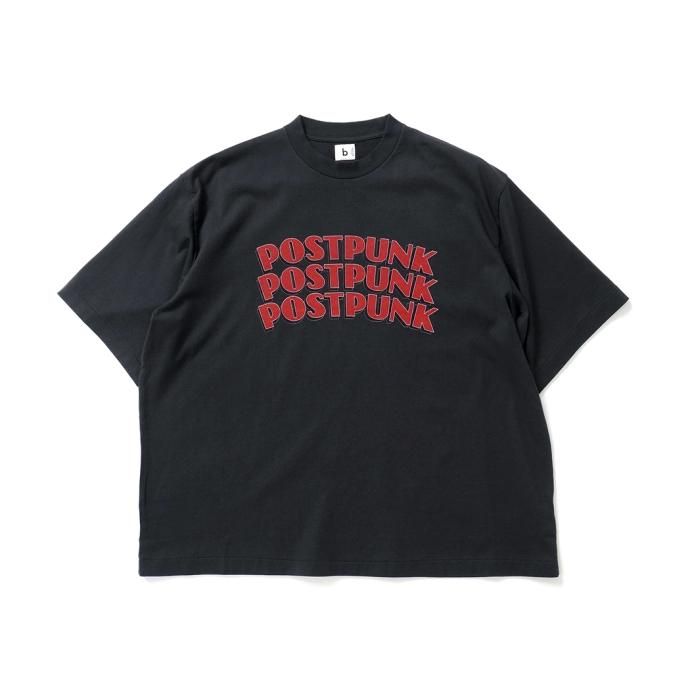 blurhms ROOTSTOCK / POSTPUNK Print Tee BIG - InkBlack bROOTS23S34-A