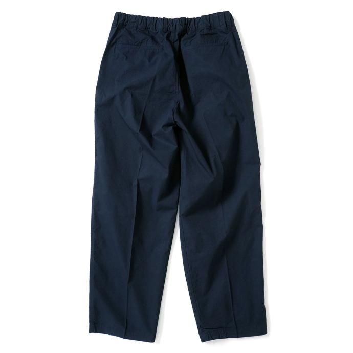173500316 STILL BY HAND / PT02231 - NAVY 製品染め2タックパンツ 02