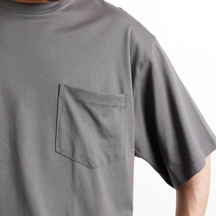 173567163 handvaerk ハンドバーク / 60/2 クルーネックポケットビッグTシャツ - Black #6513<img class='new_mark_img2' src='https://img.shop-pro.jp/img/new/icons47.gif' style='border:none;display:inline;margin:0px;padding:0px;width:auto;' /> 02