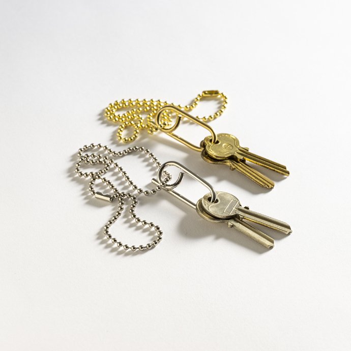173610131 CANDY DESIGN & WORKS / Kim CHW-14 チェーン付きキーリング - Nickel-Plated 02