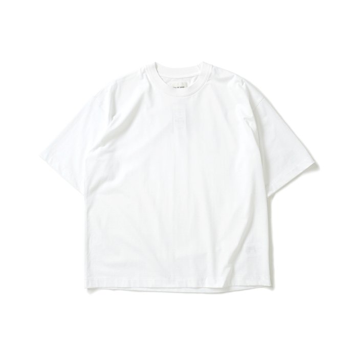 STILL BY HAND / CS01231 - WHITE ドロップショルダーTシャツ
