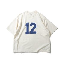 blurhms ROOTSTOCK / Cotton Rayon 88/12 Print Tee - Ivory#D 12-88 コットン／レーヨンTシャツ bROOTS23S32<img class='new_mark_img2' src='https://img.shop-pro.jp/img/new/icons47.gif' style='border:none;display:inline;margin:0px;padding:0px;width:auto;' />