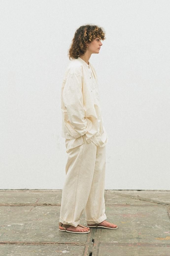 173776120 INNAT / US NIGHT SHIRT - Natural USナイトシャツ ナチュラル INNAT03-S02 02