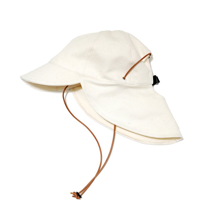 INNAT / SILK DENIM SUNSHADE CAP - Natural シルクデニム サンシェードキャップ ナチュラル  INNAT04-A01