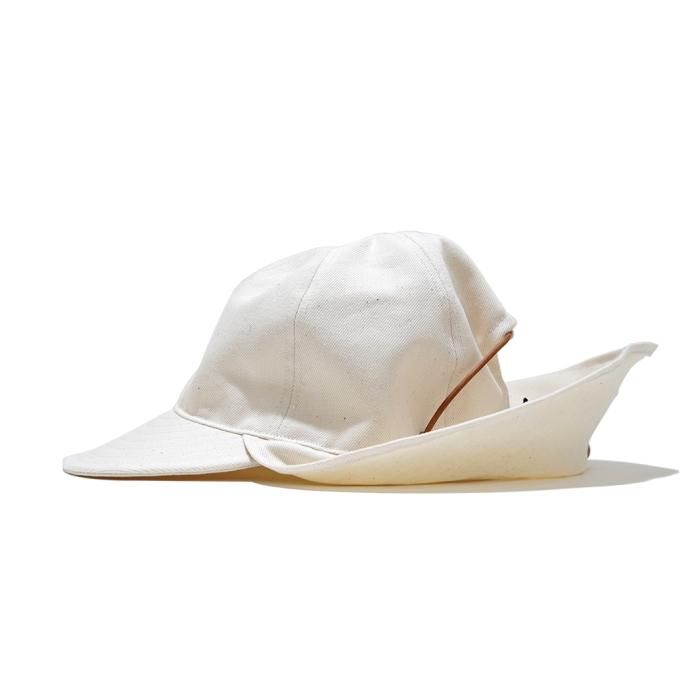 173777590 INNAT / SILK DENIM SUNSHADE CAP - Natural 륯ǥ˥ 󥷥ɥå ʥ INNAT04-A01 02