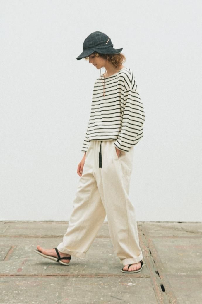 173777614 INNAT / SILK DENIM SUNSHADE CAP - Indigo シルクデニム サンシェードキャップ インディゴ INNAT04-A01 02