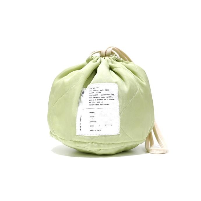 173777895 INNAT / CINCH BAG - Lime Green シンチバッグ ライムグリーン INNAT03-A03 01