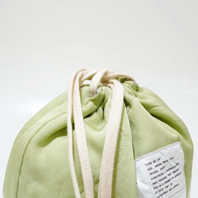 173777895 INNAT / CINCH BAG - Lime Green シンチバッグ ライムグリーン INNAT03-A03 02