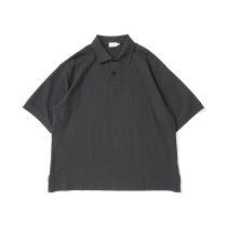handvaerk ハンドバーク / PIQUE S/S POLO SHIRT ポロシャツ - Carbon Black #1500