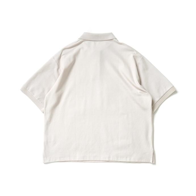 173784482 handvaerk ハンドバーク / PIQUE S/S POLO SHIRT ポロシャツ - Lt.Grey #1500 02