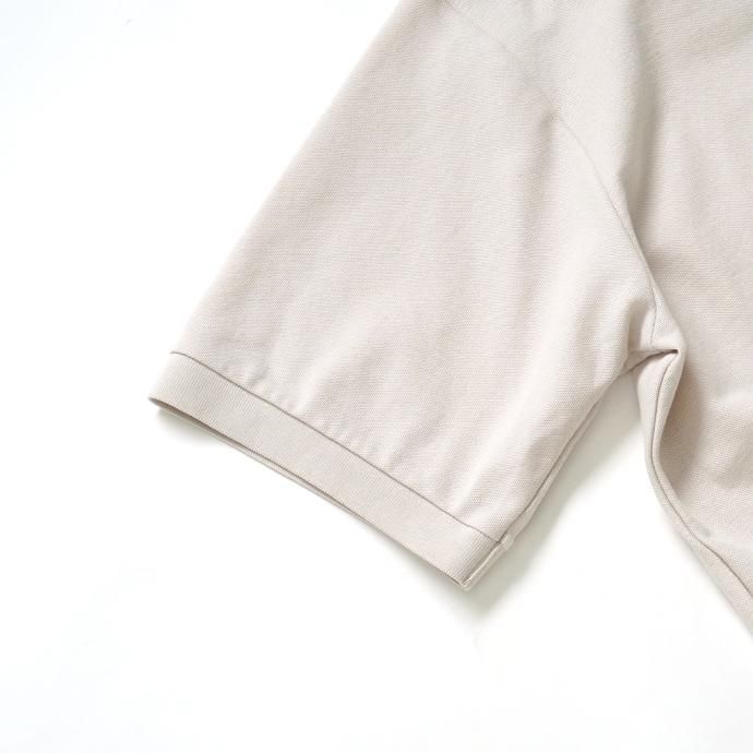 173784482 handvaerk ハンドバーク / PIQUE S/S POLO SHIRT ポロシャツ - Lt.Grey #1500 02