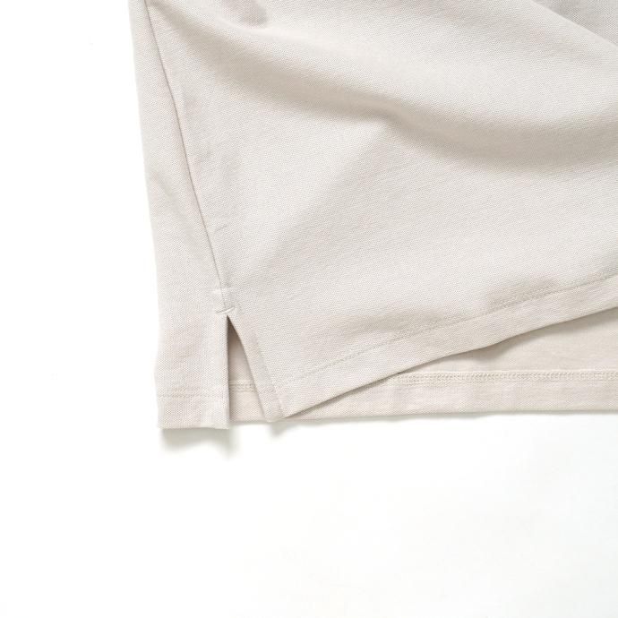 173784482 handvaerk ハンドバーク / PIQUE S/S POLO SHIRT ポロシャツ - Lt.Grey #1500 02
