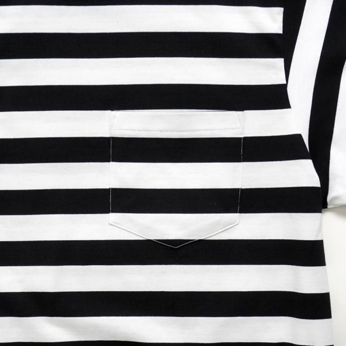 173858911 Powderhorn Mountaineering / PH23SS-001 P.H. M.STRIPE TEE Regular Stripe - Black/White ボーダー半袖Tシャツ<img class='new_mark_img2' src='https://img.shop-pro.jp/img/new/icons47.gif' style='border:none;display:inline;margin:0px;padding:0px;width:auto;' /> 02