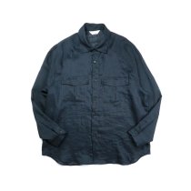 STILL BY HAND / SH05232 - NAVY リネンシャツ<img class='new_mark_img2' src='https://img.shop-pro.jp/img/new/icons47.gif' style='border:none;display:inline;margin:0px;padding:0px;width:auto;' />