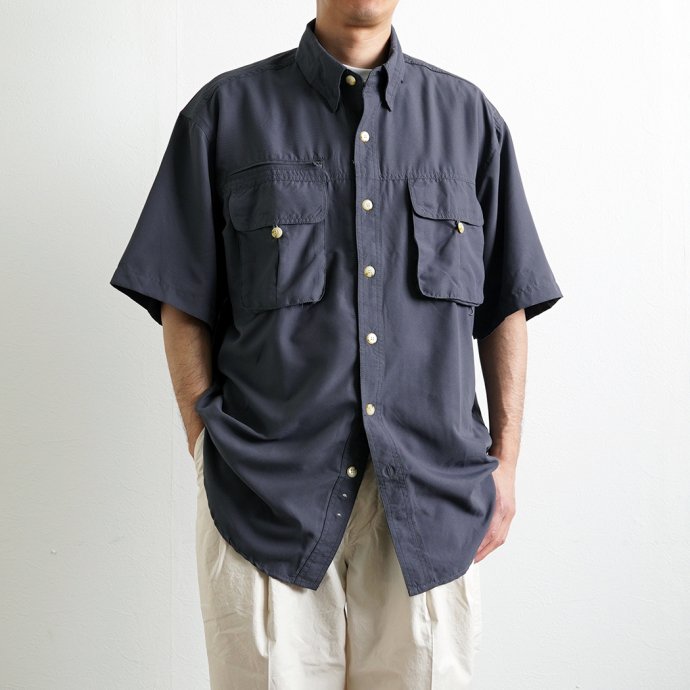 Guide's Choice / PACA Fishing Shirts Short Sleeve - Charcoal 半袖フィッシングシャツ