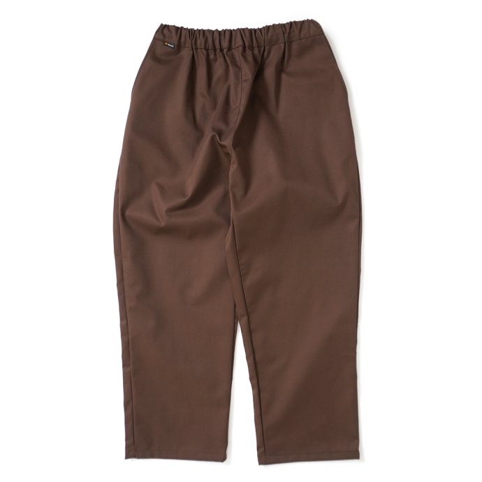 vecchi / C.Coulisse Easy Pants - Brown ポリエステル／コットン イージーパンツ ブラウン イタリア製