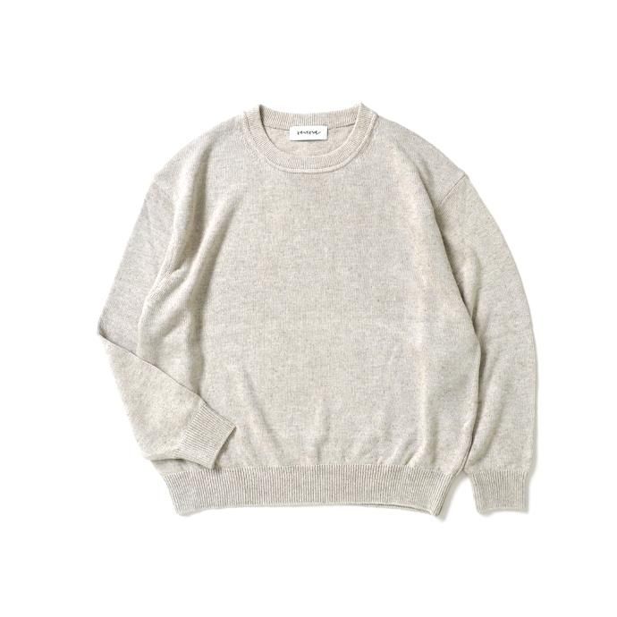 174227400 reverve / RV23S003 LONG SLEEVE PULLOVER - NATURAL 󥰥꡼ ץ륪С 01