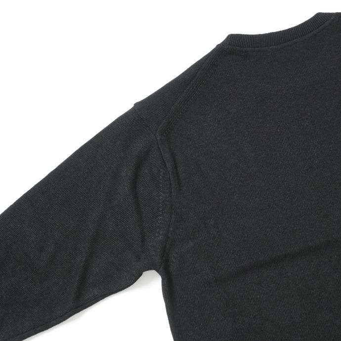 174227416 reverve / RV23S003 LONG SLEEVE PULLOVER - BLACK ロングスリーブ プルオーバー 02