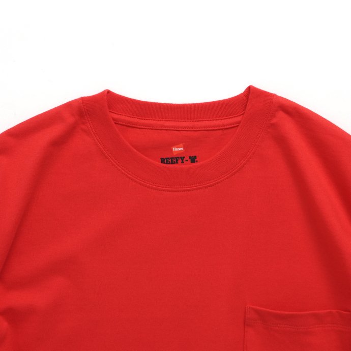 174393572 Hanes / BEEFY-T ビーフィー 半袖Tシャツ レッド #940 H5180 02