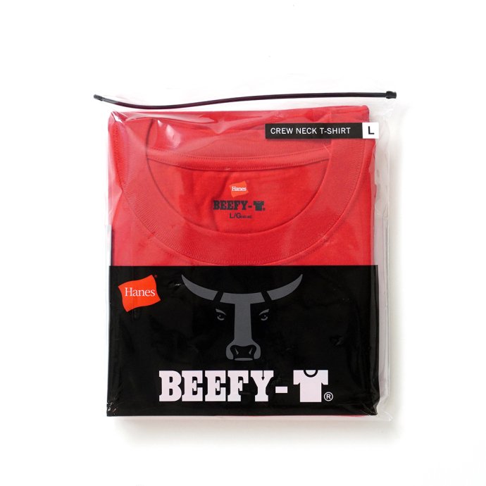 174393572 Hanes / BEEFY-T ビーフィー 半袖Tシャツ レッド #940 H5180 02