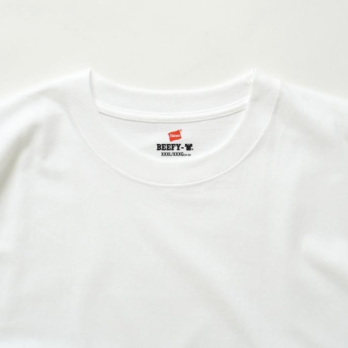 174394056 Hanes / BEEFY-T ビーフィー 半袖Tシャツ ホワイト #010 H5180L 大きいサイズ<img class='new_mark_img2' src='https://img.shop-pro.jp/img/new/icons47.gif' style='border:none;display:inline;margin:0px;padding:0px;width:auto;' /> 02