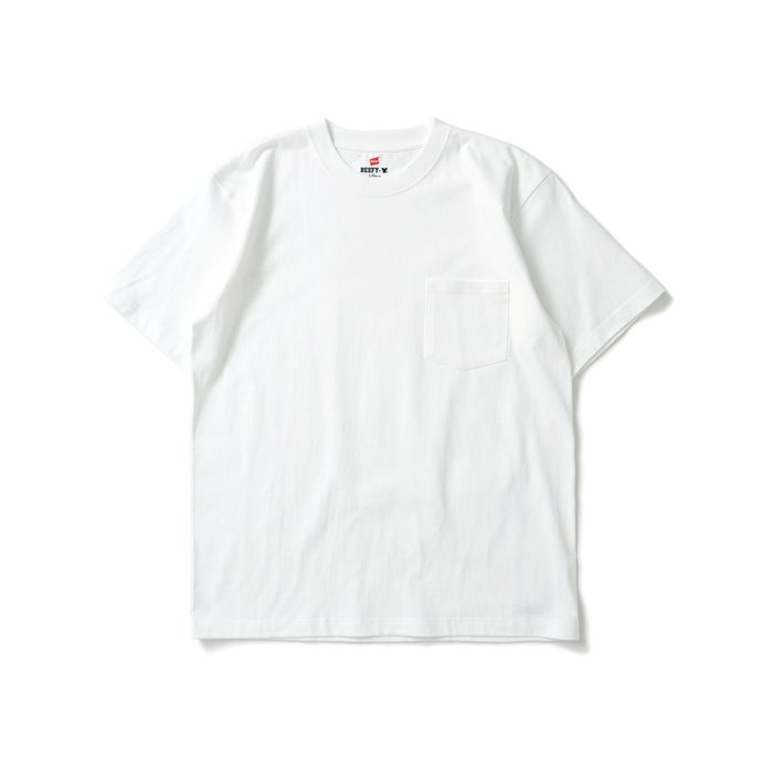 Hanes / BEEFY-T ヘインズ ビーフィー 半袖ポケットTシャツ ホワイト #010 H5190