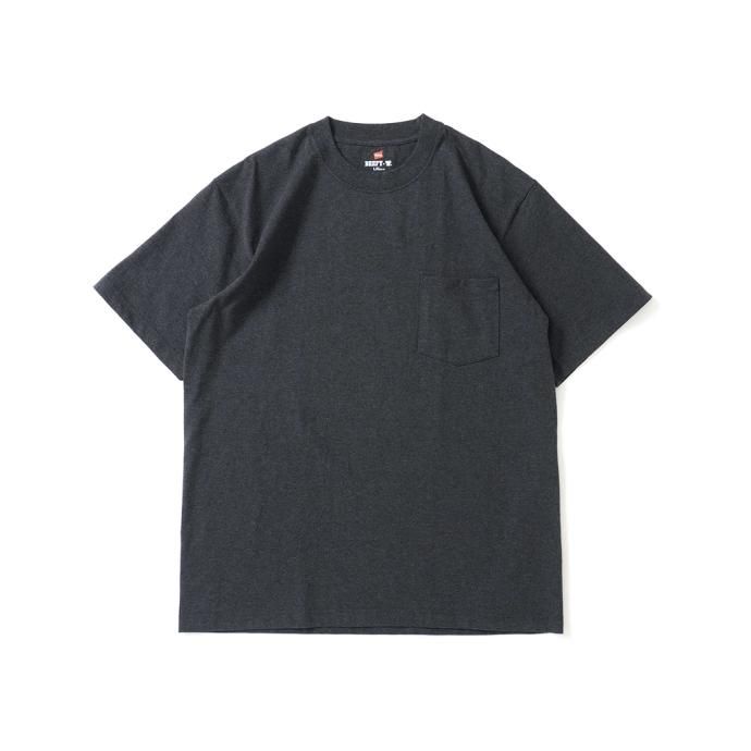 174394537 Hanes / BEEFY-T ビーフィー 半袖ポケットTシャツ ミッドチャコールヘザー #085 H5190<img class='new_mark_img2' src='https://img.shop-pro.jp/img/new/icons47.gif' style='border:none;display:inline;margin:0px;padding:0px;width:auto;' /> 02