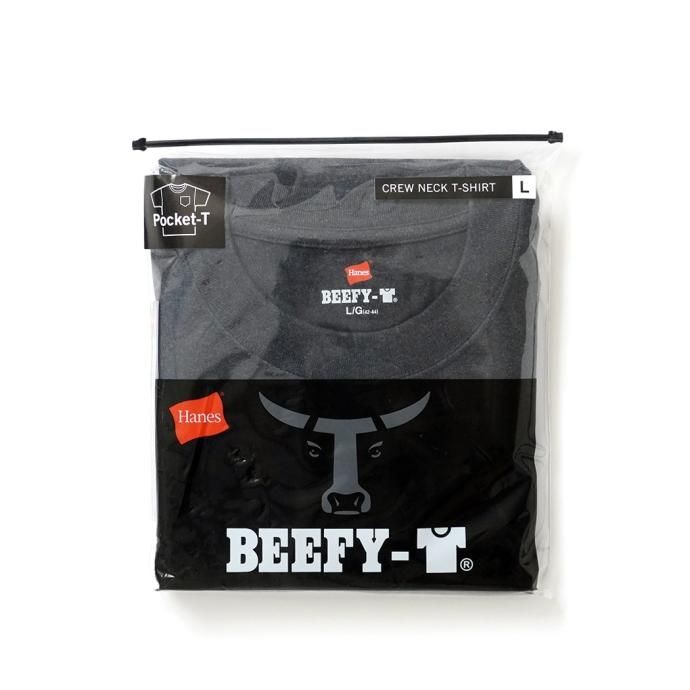 174394537 Hanes / BEEFY-T ビーフィー 半袖ポケットTシャツ ミッドチャコールヘザー #085 H5190<img class='new_mark_img2' src='https://img.shop-pro.jp/img/new/icons47.gif' style='border:none;display:inline;margin:0px;padding:0px;width:auto;' /> 02