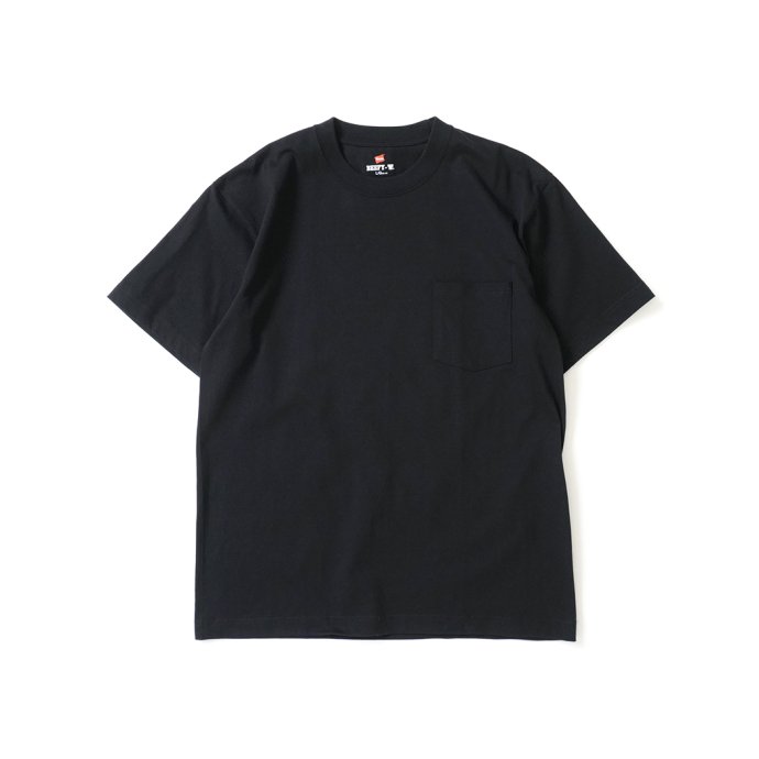 Hanes / BEEFY-T ヘインズ ビーフィー 半袖ポケットTシャツ ブラック #090 H5190