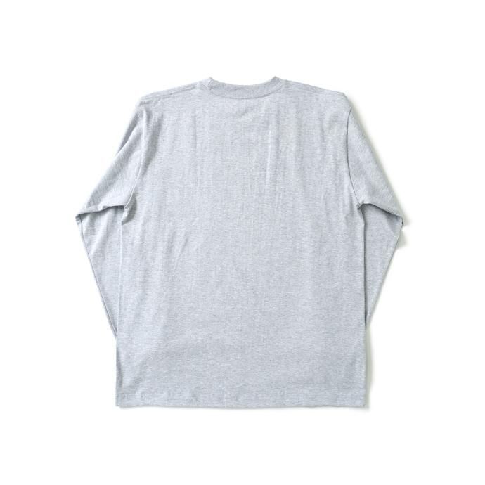 174395024 Hanes / BEEFY-T ビーフィー 長袖Tシャツ ヘザーグレー #060 H5186 02