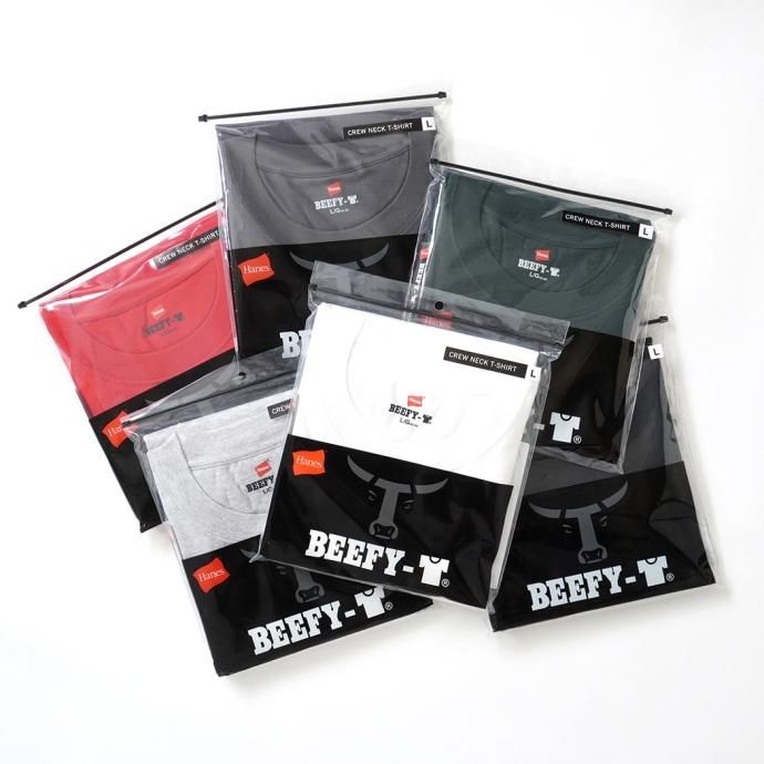 174395024 Hanes / BEEFY-T ビーフィー 長袖Tシャツ ヘザーグレー #060 H5186 02